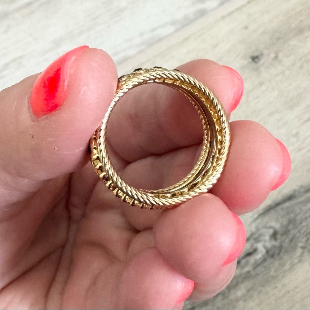 Gold Stackable Rings - Picture 6 of 6